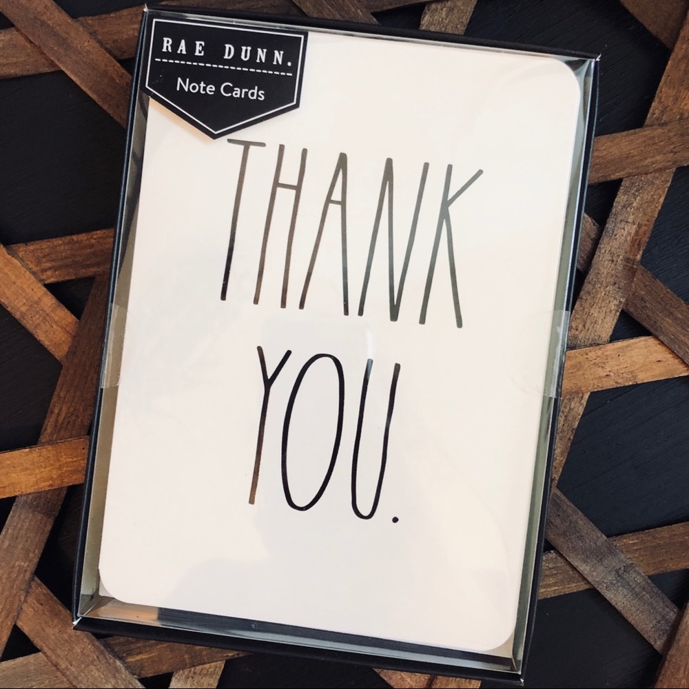 RAE DUNN • “THANK YOU" set NEW 🖊